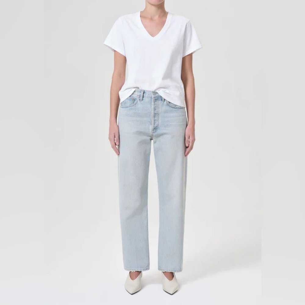 New Agolde 90’s Mid Rise Loose Fit Jeans In Revive Sz26 MSRP:$268
